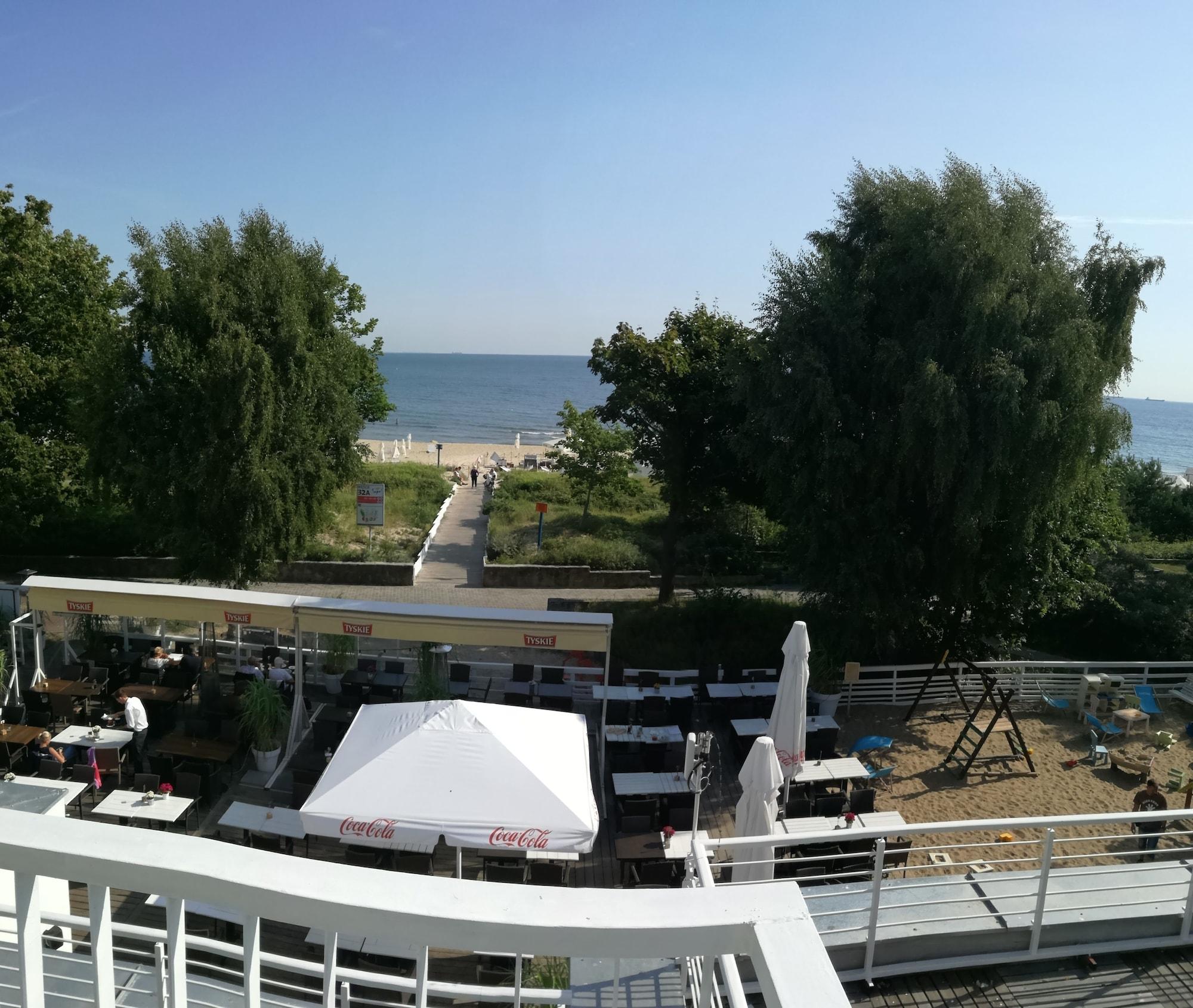 Hotel Bursztyn Sopot Kültér fotó