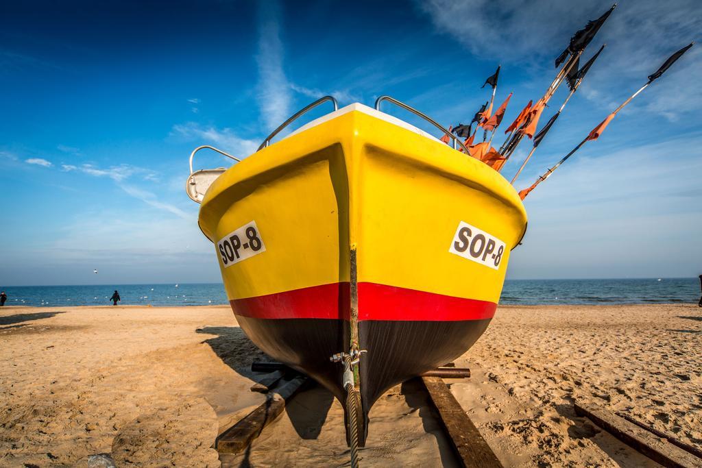 Hotel Bursztyn Sopot Kültér fotó